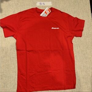 Snap Bold Red Short Sleeve Tee